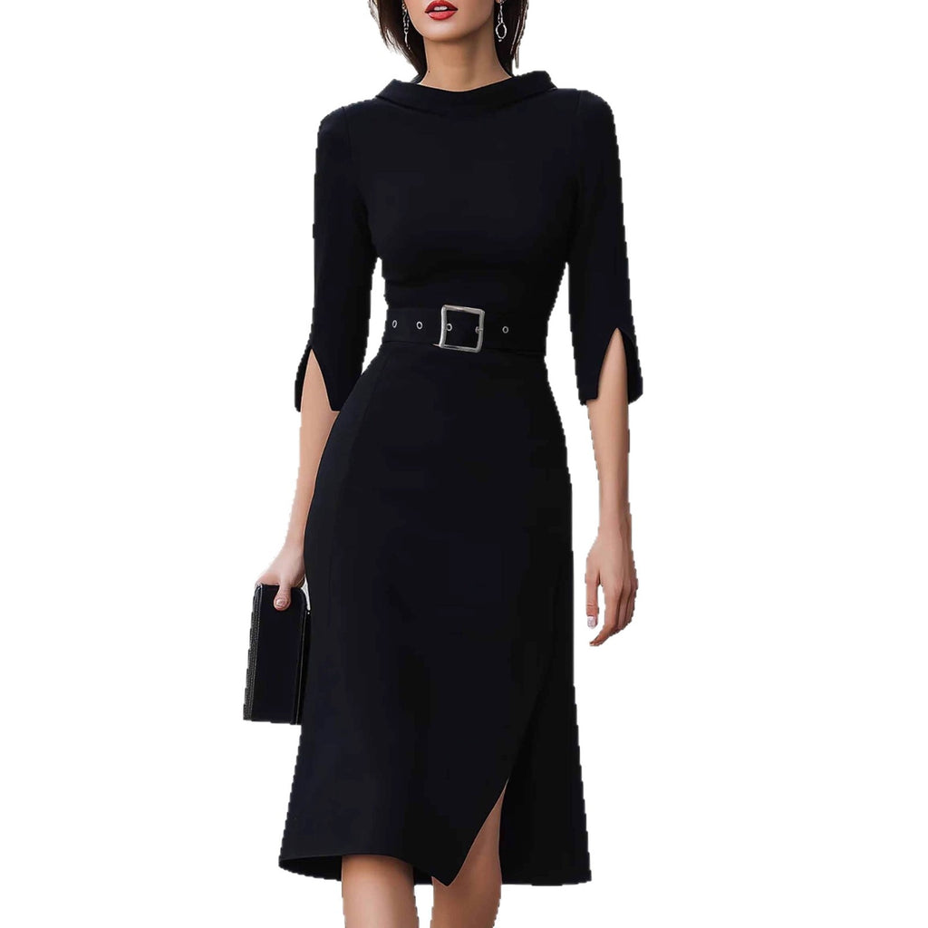 Bestselling Black Dress Comes With A Belt